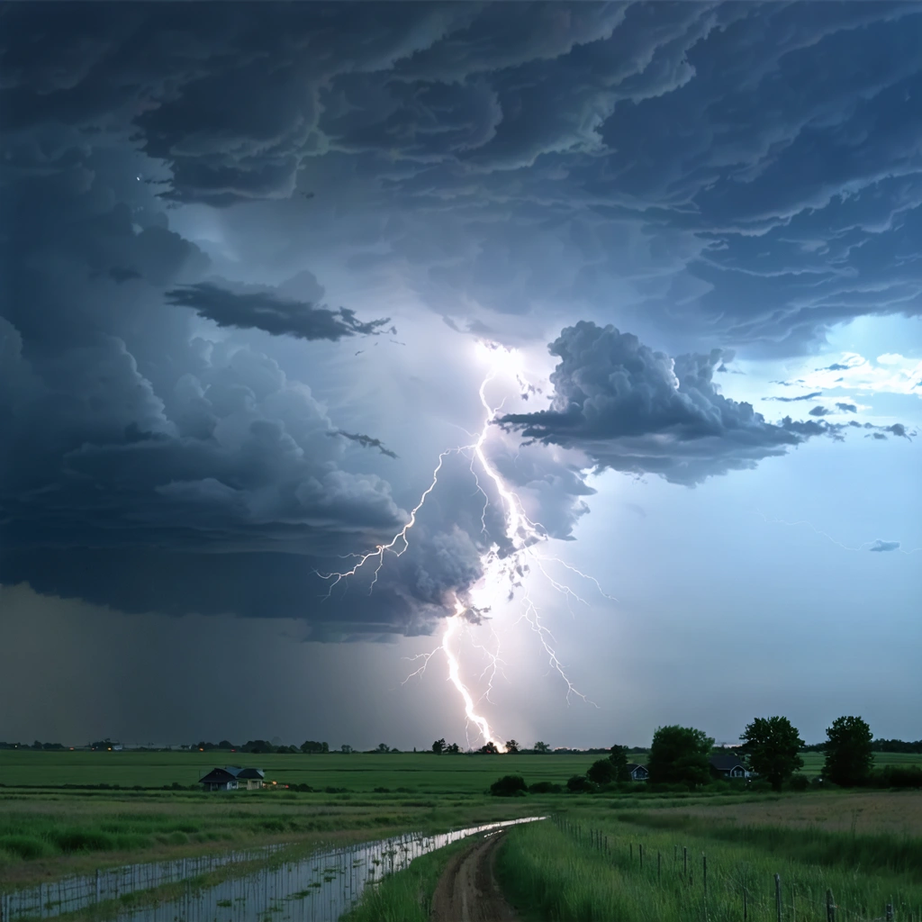 Thunderstorm Alerts: Nature’s Fury: Thunderstorm news underscores the need for weather preparedness.