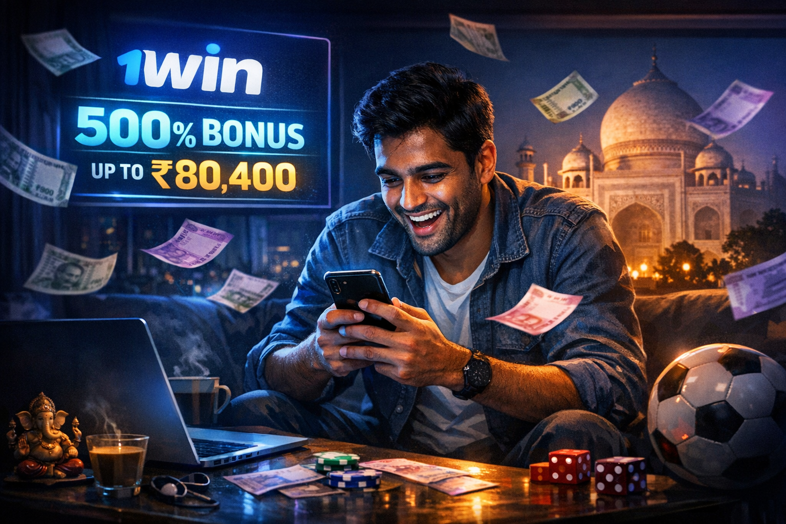 1Win Launches 500% Welcome Bonus for New Indian Users