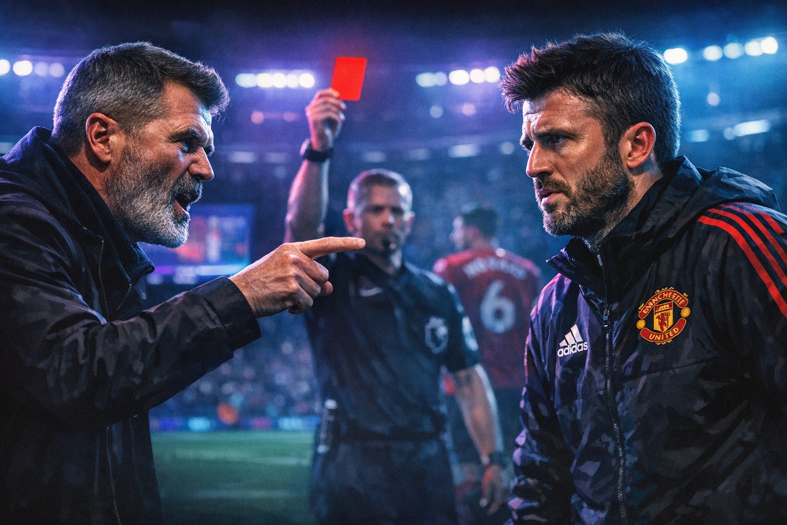 Roy Keane Criticizes Michael Carrick for Blaming Officials Over Team Shortcomings